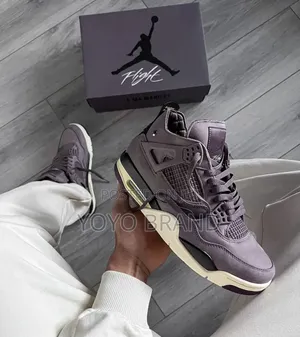 Nike Air Jordan 4 Retro a Ma Maniere"Violet Ore"Unisex Fashion Shoes