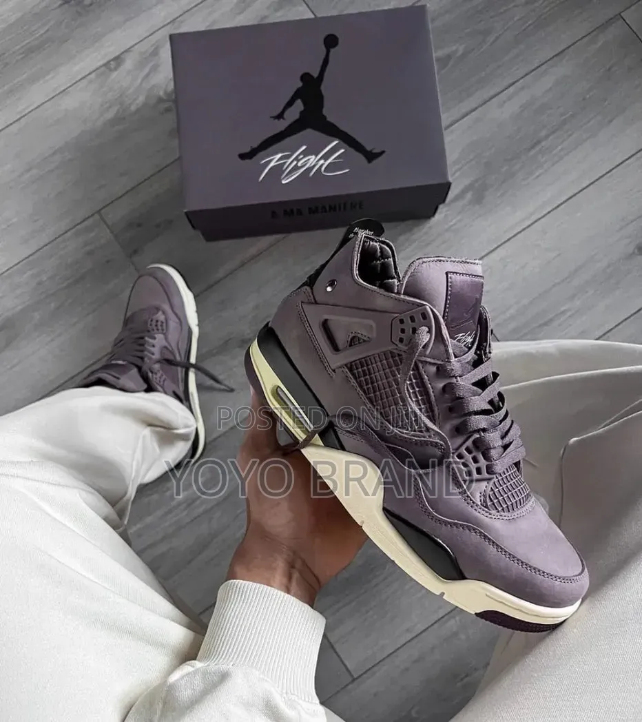 Nike Air Jordan 4 Retro a Ma Maniere"Violet Ore"Unisex Fashion Shoes