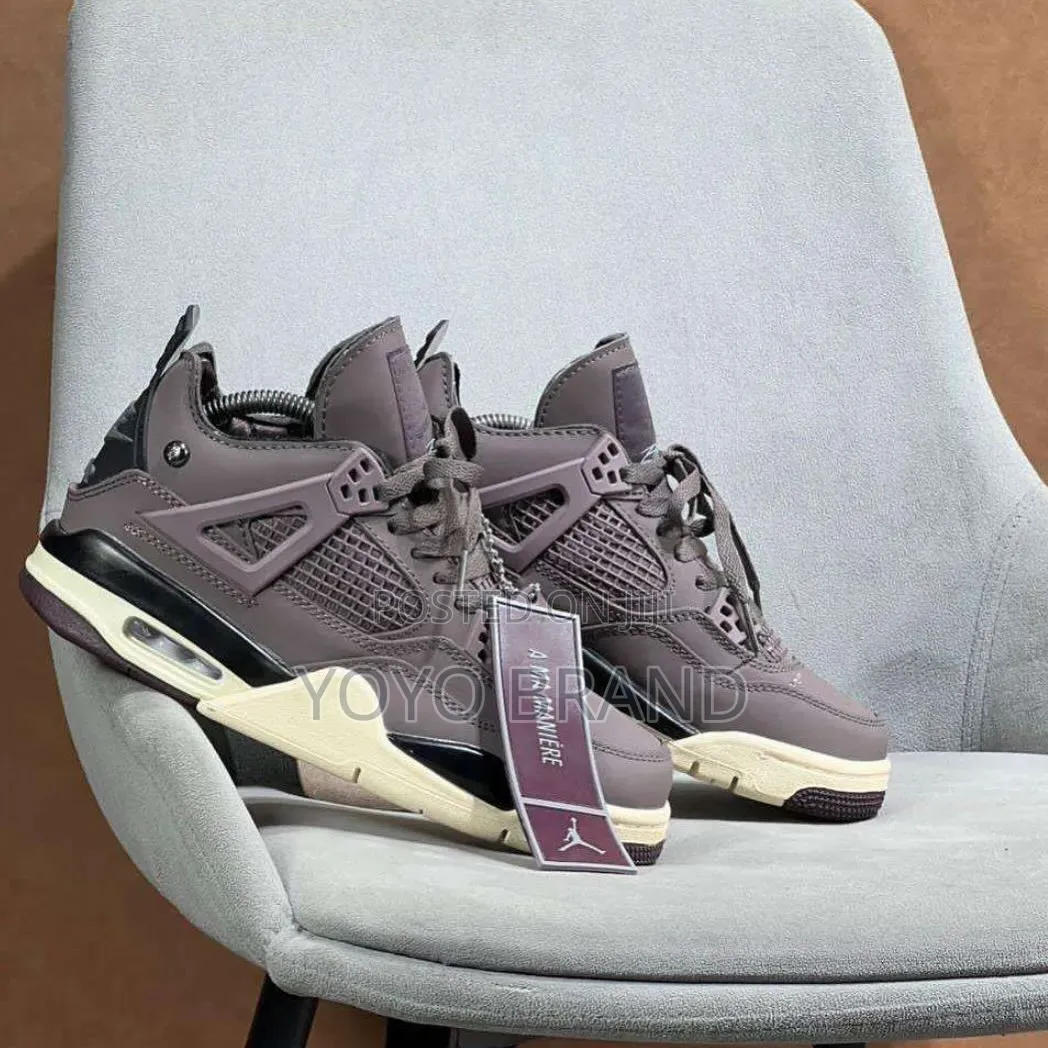 Nike Air Jordan 4 Retro a Ma Maniere"Violet Ore"Unisex Fashion Shoes