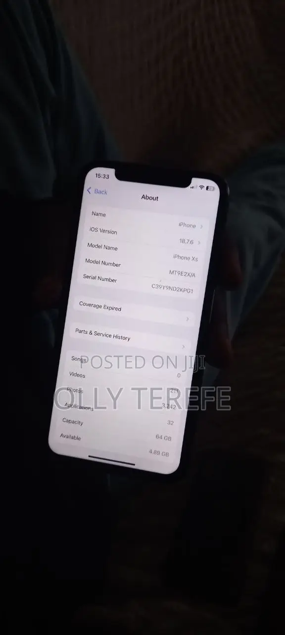 Apple iPhone XS 64 GB Black