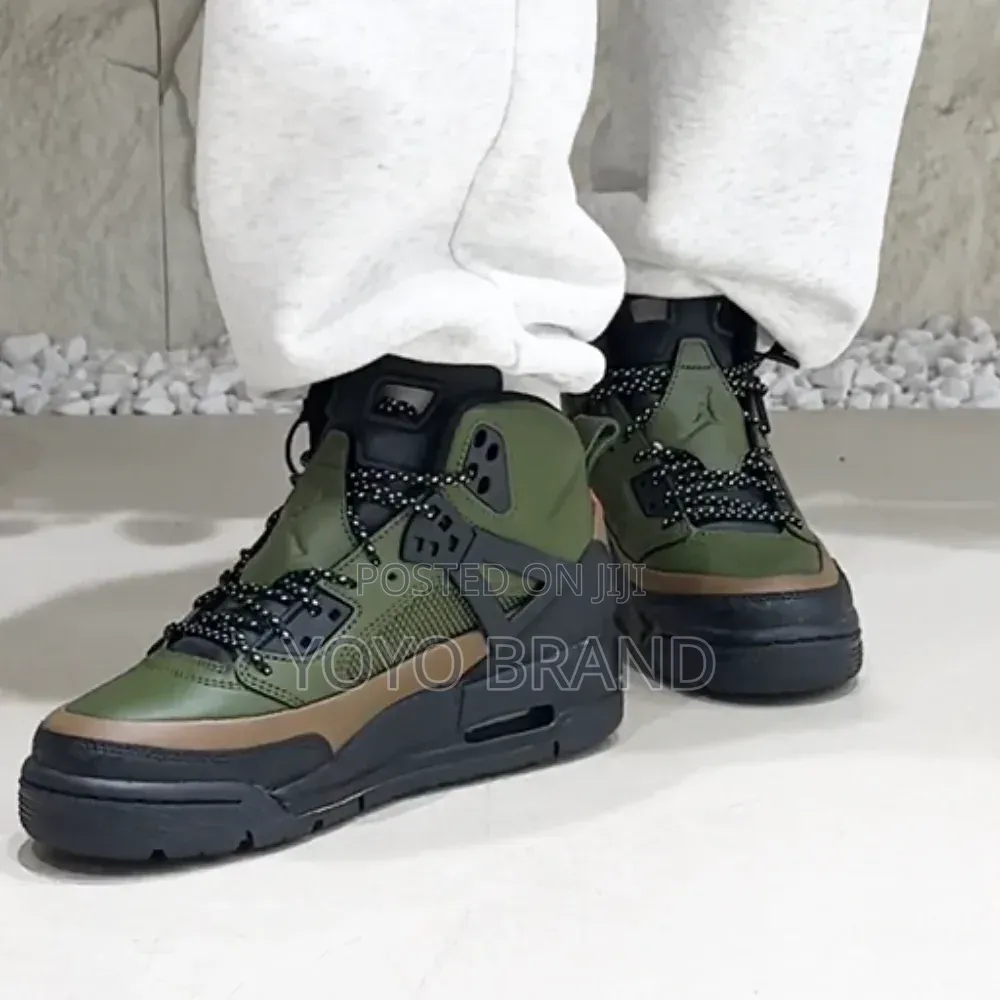 Nike Air Jordan "Winterized Spizike "Legion Green/Black Unisex Shoes