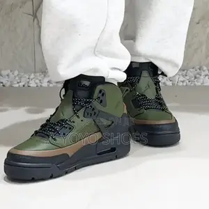 Nike Air Jordan "Winterized Spizike "Legion Green/Black Unisex Shoes