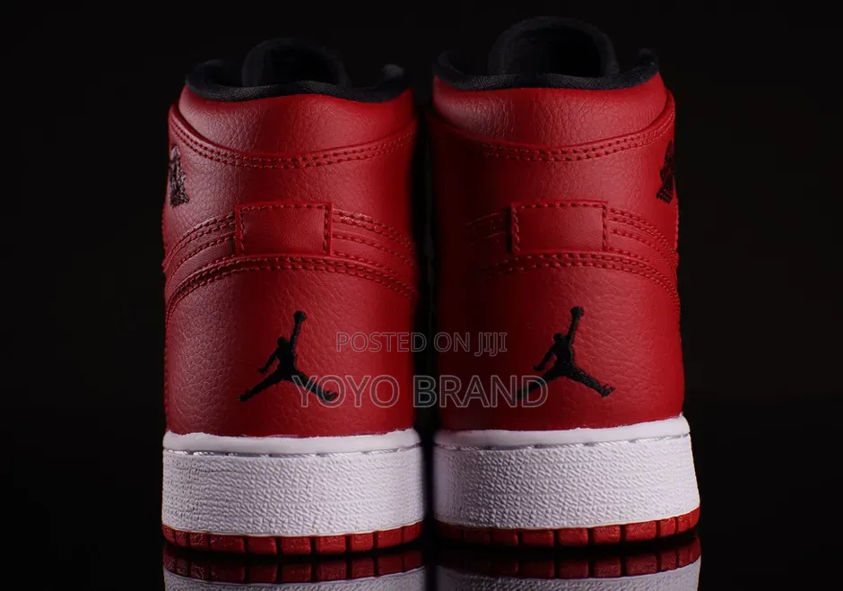 Nike Air Jordan 1 High Og Bg "Red Black"Multicolored Unisex Shoes