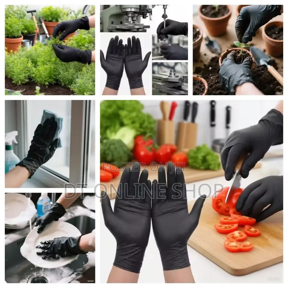 Disposable Black Viny/ Multi- Purpose Gloves