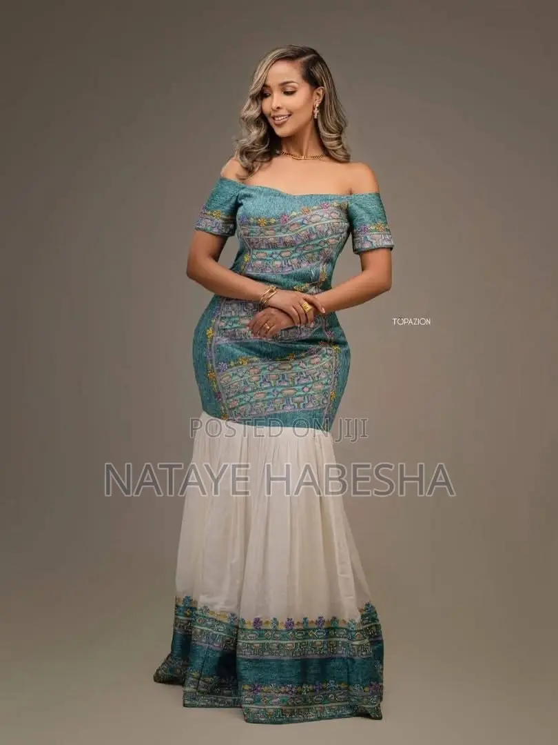 የሀገር ባህል ልብሶች የሀበሻ ቀሚስ Habesha Kemis ሽፎን Chiffon Yehabesha Libs ልብስ