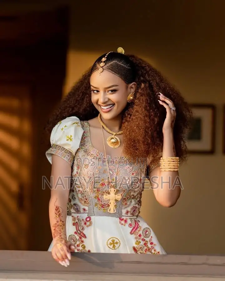 የሀገር ባህል ልብሶች የሀበሻ ቀሚስ Habesha Kemis ሽፎን Chiffon Yehabesha Libs ልብስ