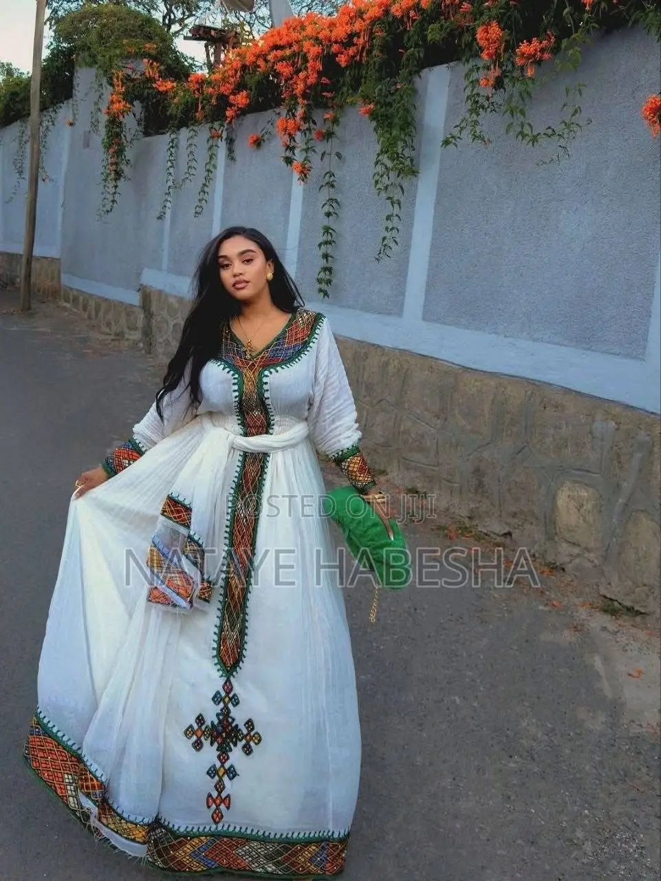 የሀገር ባህል ልብሶች የሀበሻ ቀሚስ Habesha Kemis ሽፎን Chiffon Yehabesha Libs ልብስ
