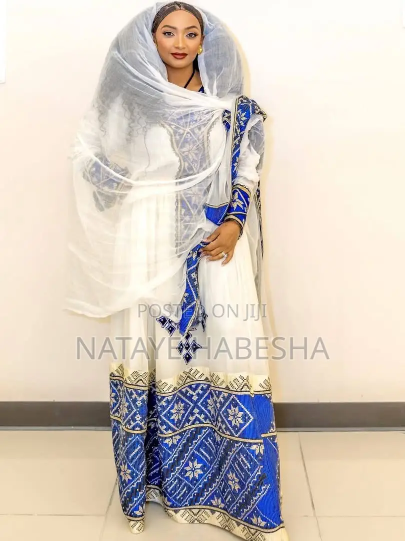 የሀገር ባህል ልብሶች የሀበሻ ቀሚስ Habesha Kemis ሽፎን Chiffon Yehabesha Libs ልብስ
