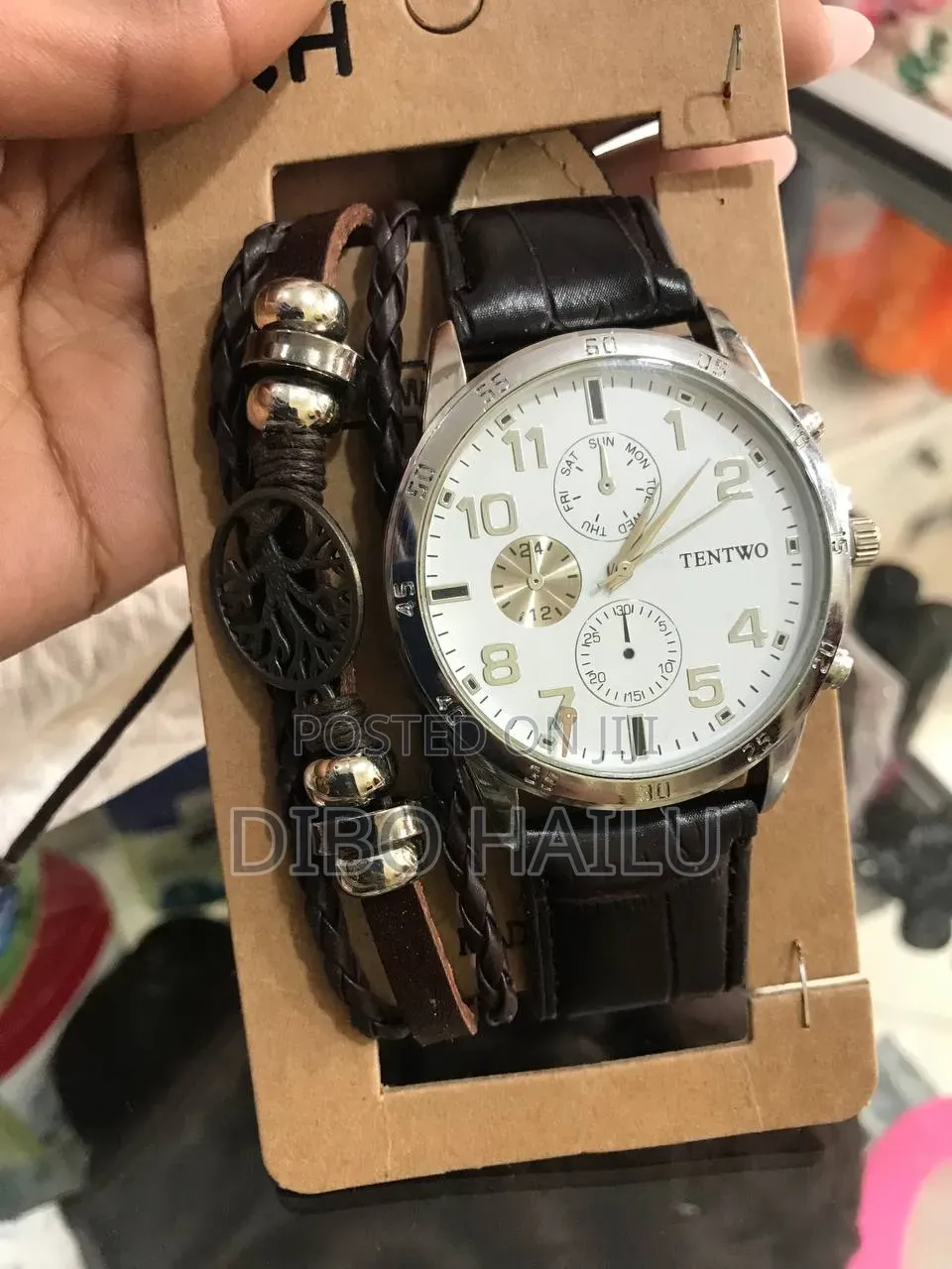 Watch and Braclet for Men