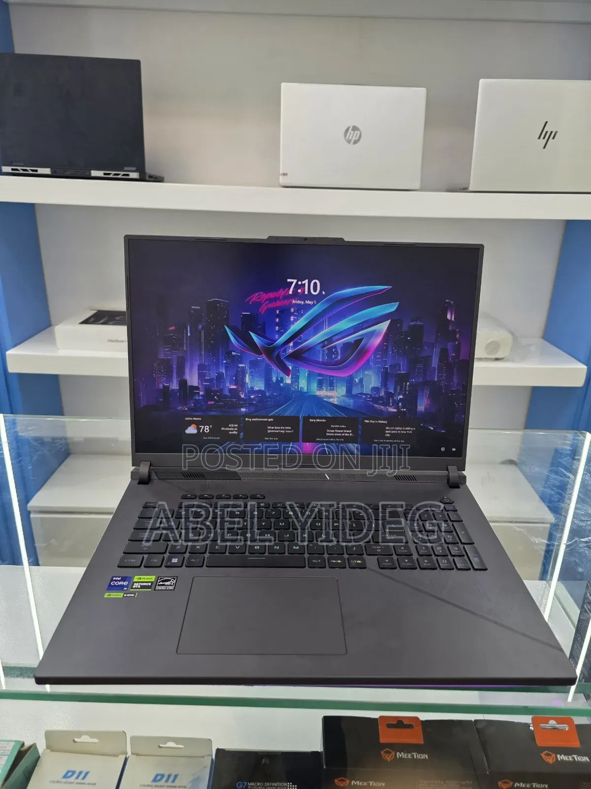 New Laptop Asus ROG Strix G17 16GB Intel Core i9 SSD 1T