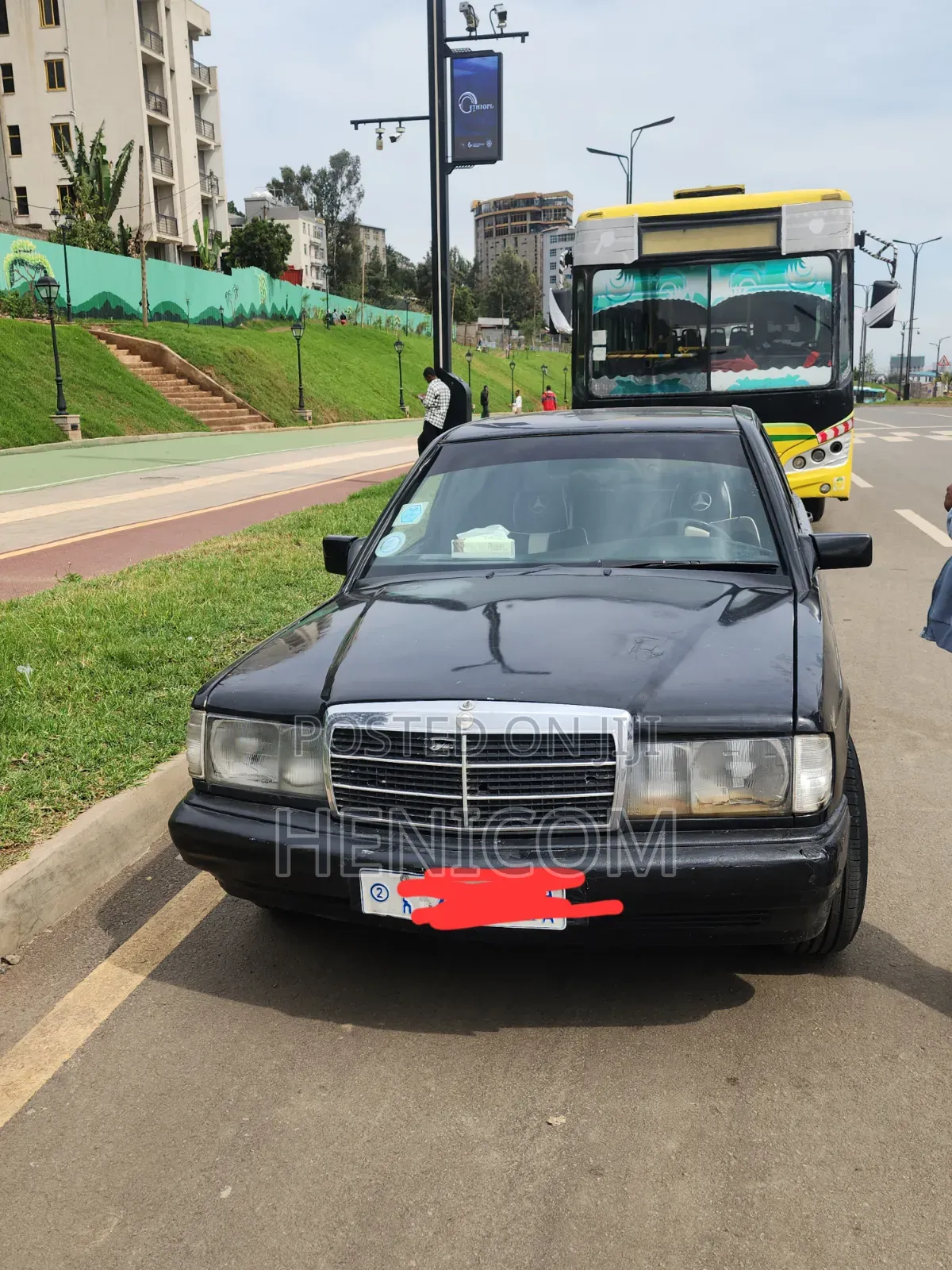 Mercedes-Benz 190E 1990 Black