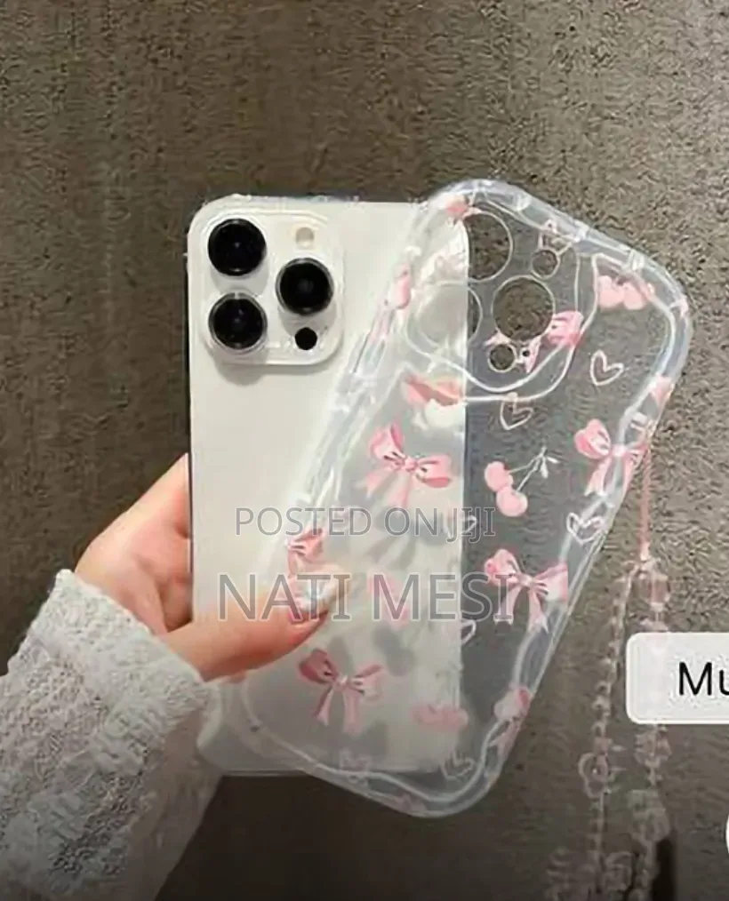 iPhone 16 Pro Max Phone Case ከጌጥ ጋር 1900 ብር