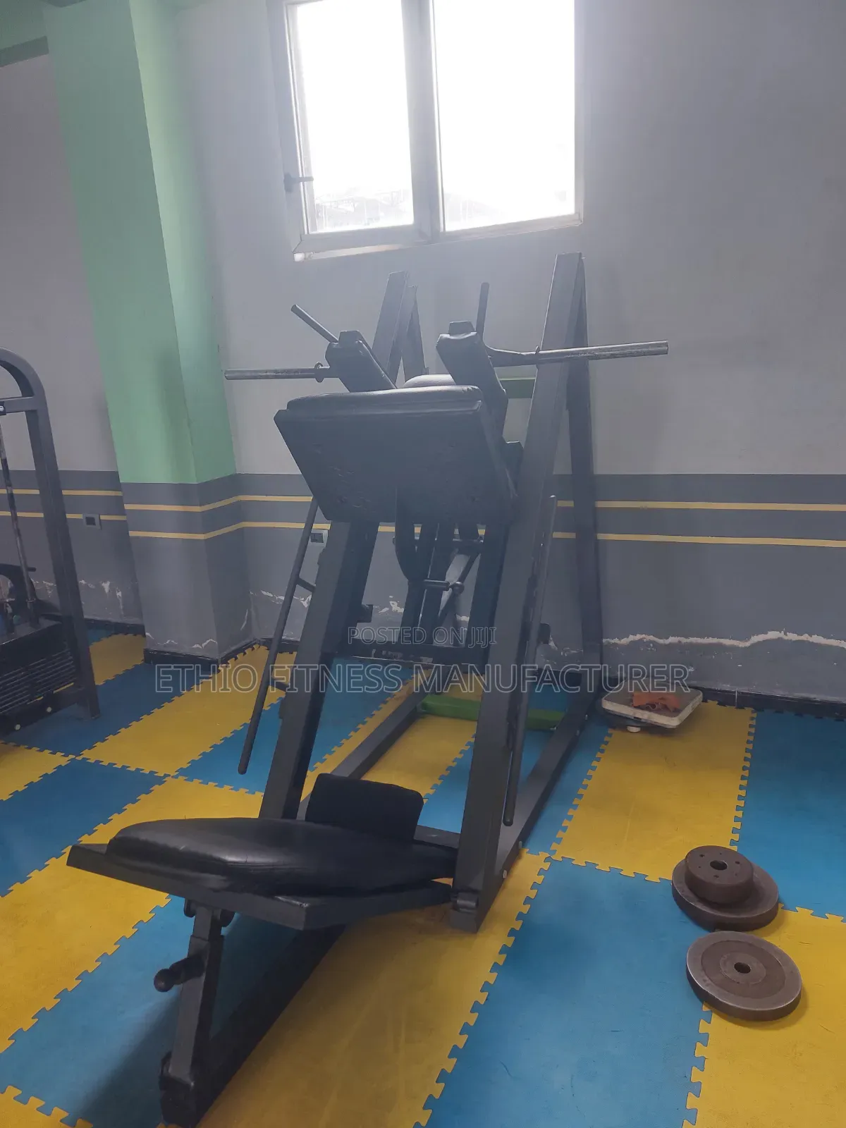 Leg Press Machine ምቹ Seat Back Support