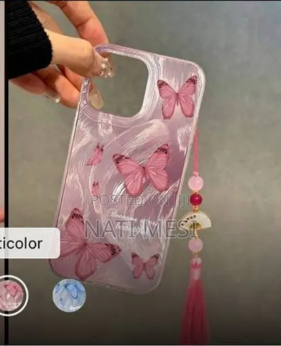 iPhone 16 Pro Max Phone Case ከጌጥ ጋር