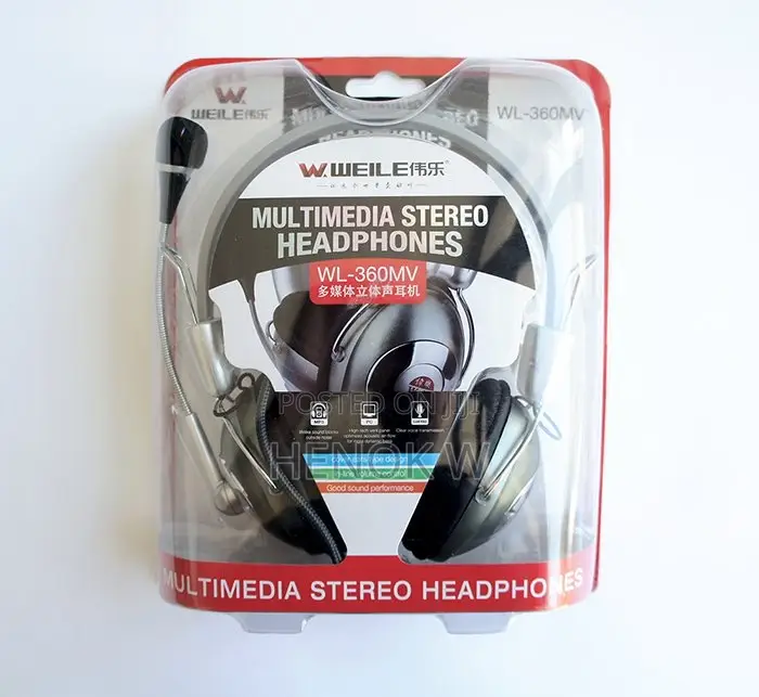 Weile Multimedia Stereo Headphones