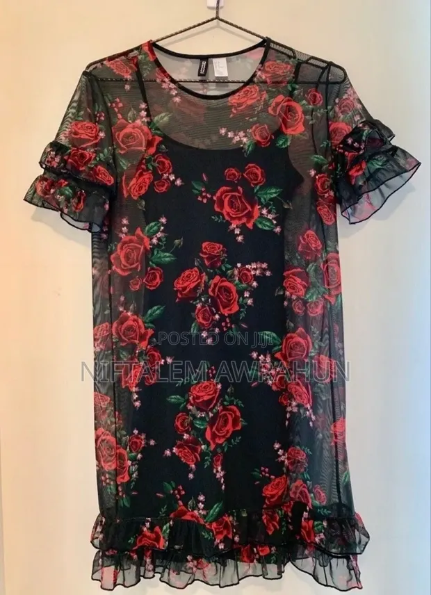 H M Sheer Mesh Babaydoll Dress for sale -  Price: ETB 4,500 on Jiji.com.et  [Bole]