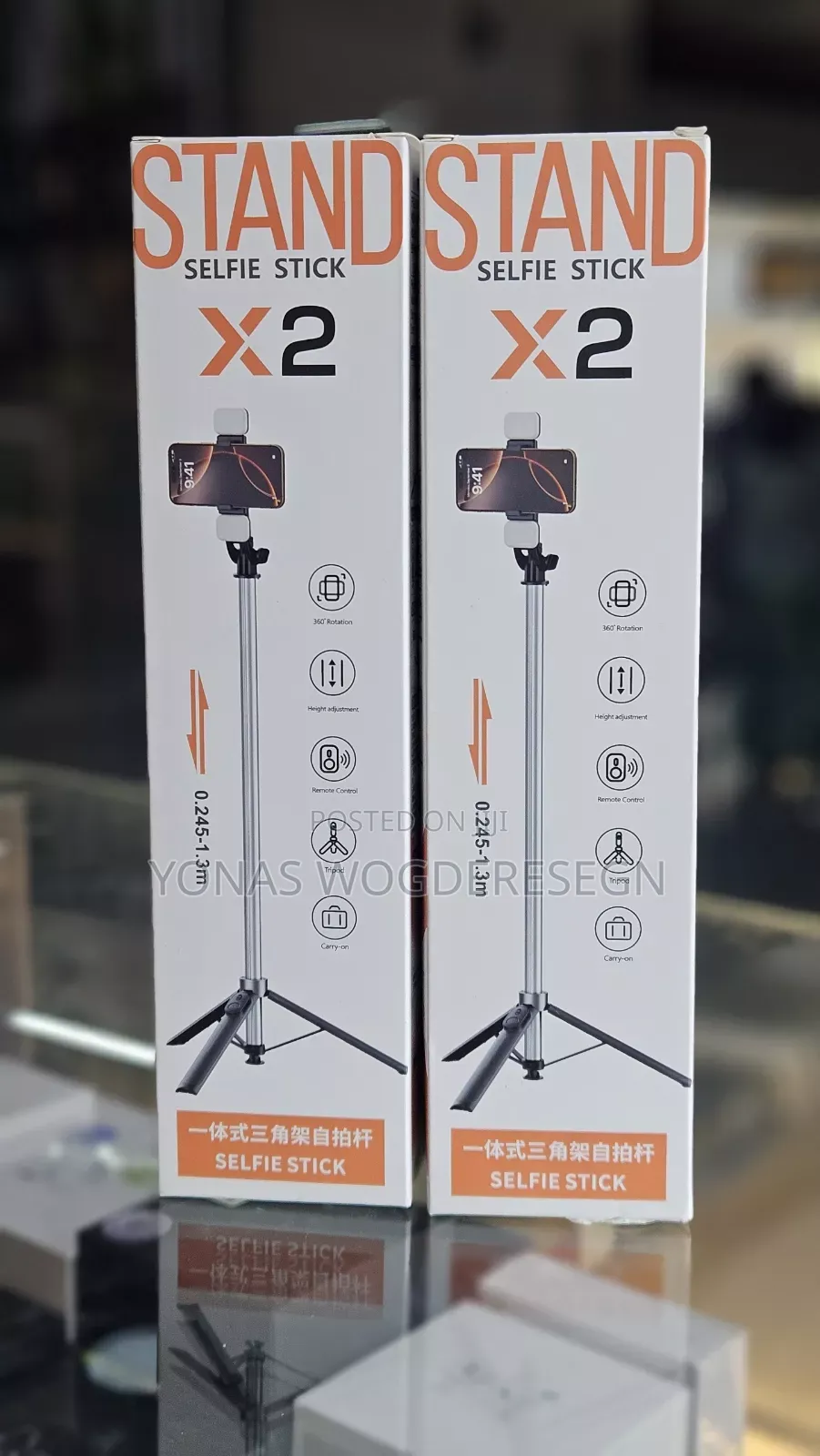 Stand X2 Selfie Stick Tripod (1.3m Extendable