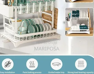 2 Tier Kitchen Dish Drying Rack