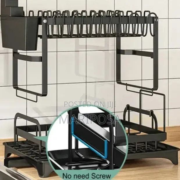 2 Tier Kitchen Dish Drying Rack
