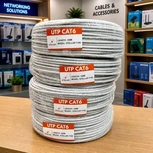 Stellar Utp Cat6 Ethernet Network Cable 100m High-Speed Network Cable