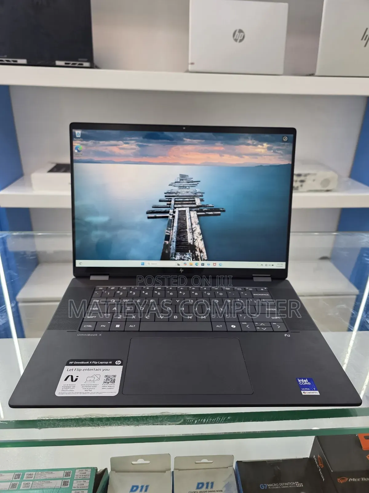 New Laptop HP OmniBook X Flip 16" 16GB Intel Core Ultra 7 SSD 1T