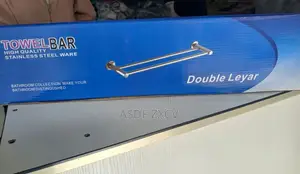 Double Layer Tiwel Bar.ሻወር ቤት ፎጣ መስቀያ