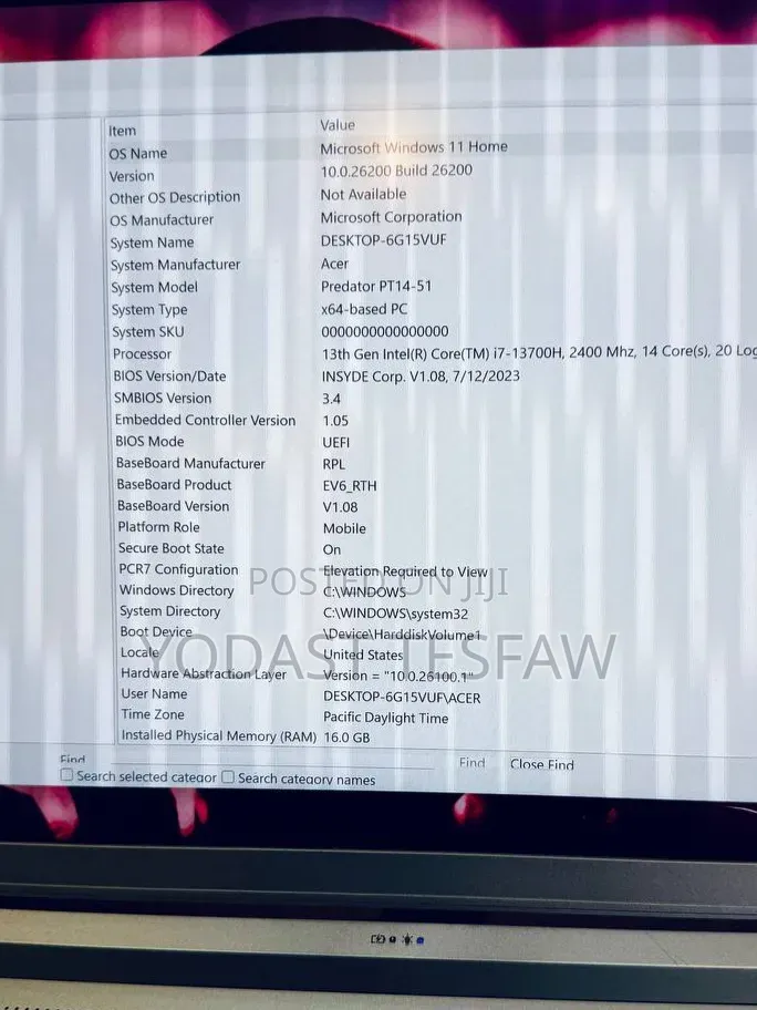 New Laptop Acer Predator Helios 18 PH18-71 16GB Intel Core i7 SSD 1T