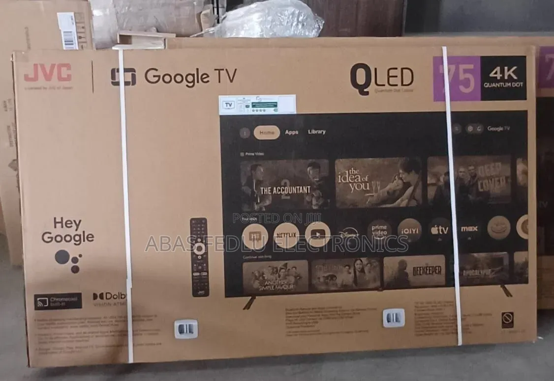 JVC 75 Inche Google Tv