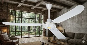 Crown Fan ​Modern 56-Inch Aerodynamic Ceiling Fan – High