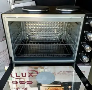 ​Lux Mini Oven 60l Professional Electric Oven With Dual Top Hot Plate