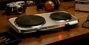 Max Stove ​Heavy-Duty Double Electric Hot Plate – Portable