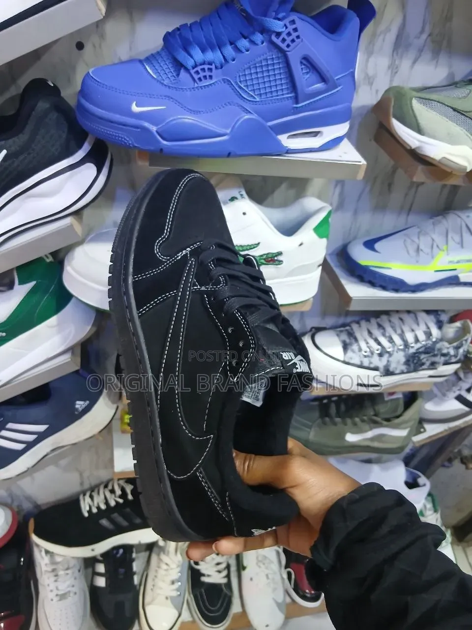 Nike Air Joran 1 Low X Travis Scott"Black Pahantom"Sniker