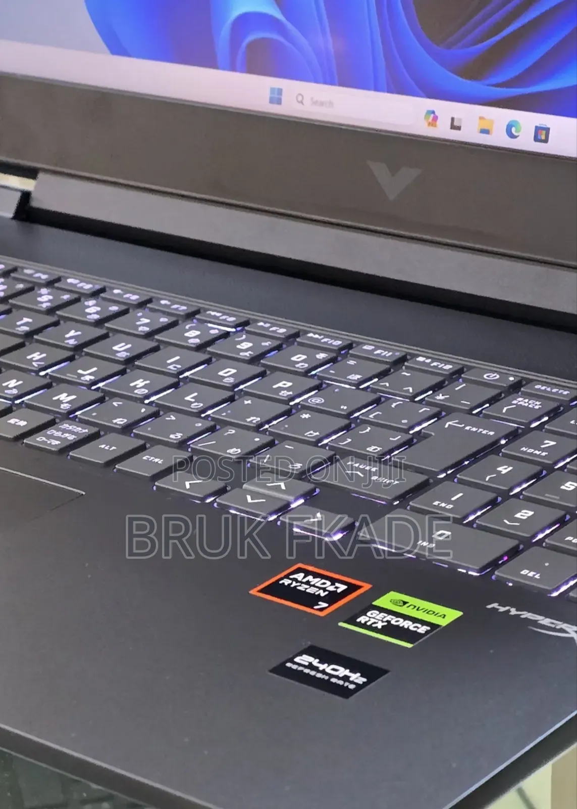 New Laptop HP Victus 16 16GB AMD Ryzen 7 SSD 1T