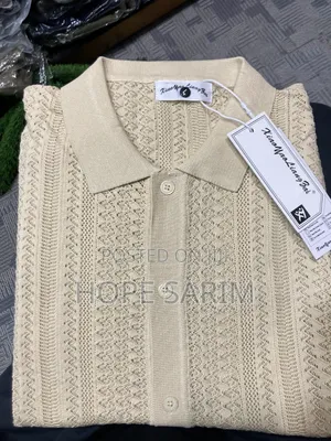 Men's Vintage Textured Polo Shirt