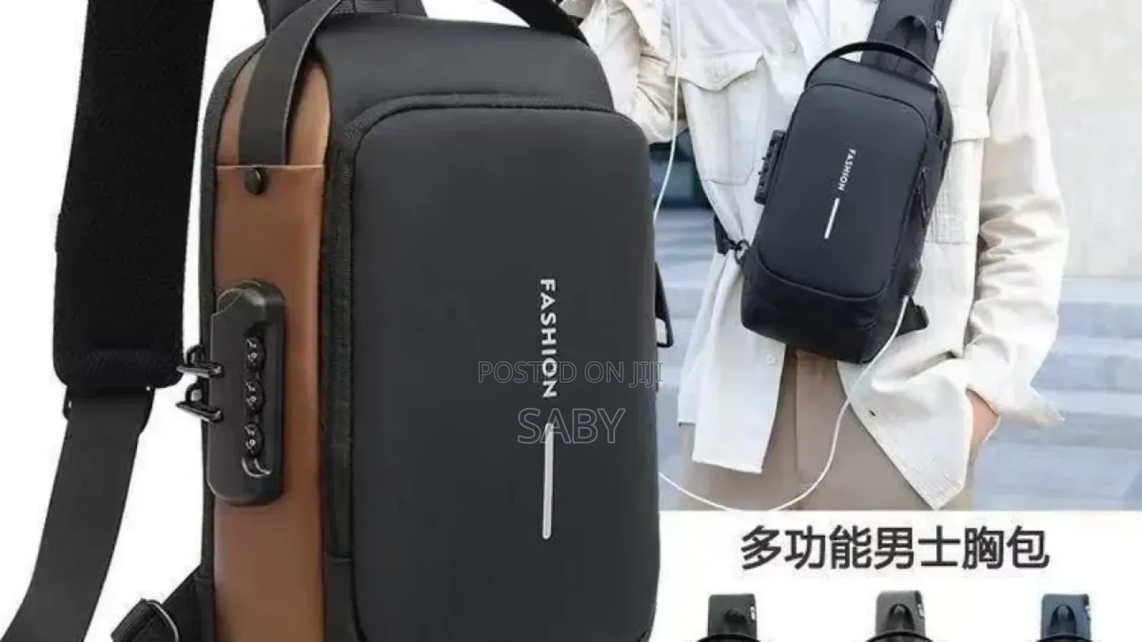 Anti-Theft Crossbody Sling Bag Designed for Men,