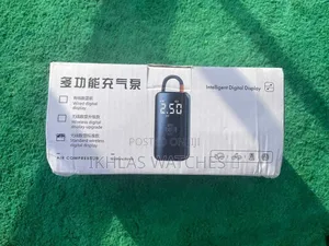 Digital Portable Air Compressor-በባትሪ የሚሰራ አውቶማቲክ የጎማ ፓምፕ(Rechargeable)