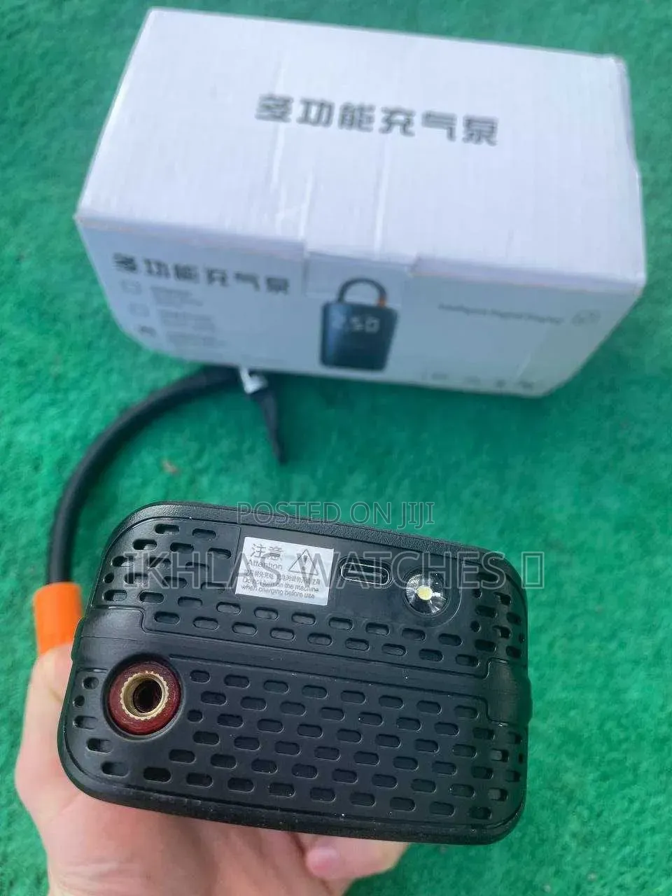 Digital Portable Air Compressor-በባትሪ የሚሰራ አውቶማቲክ የጎማ ፓምፕ(Rechargeable)