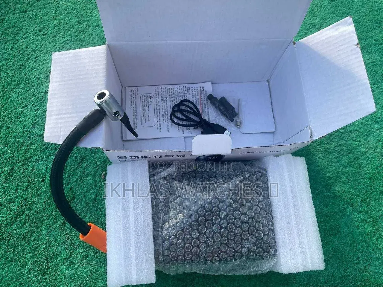 Digital Portable Air Compressor-በባትሪ የሚሰራ አውቶማቲክ የጎማ ፓምፕ(Rechargeable)