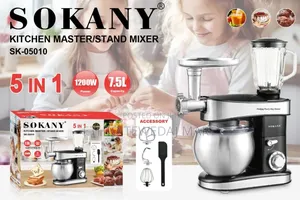Sokany Sk-05010 5in1 Kitchen Master Stand Mixer.