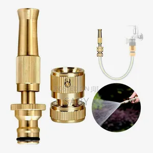 Hose Fittings Featuring an Adjustable Nozzle