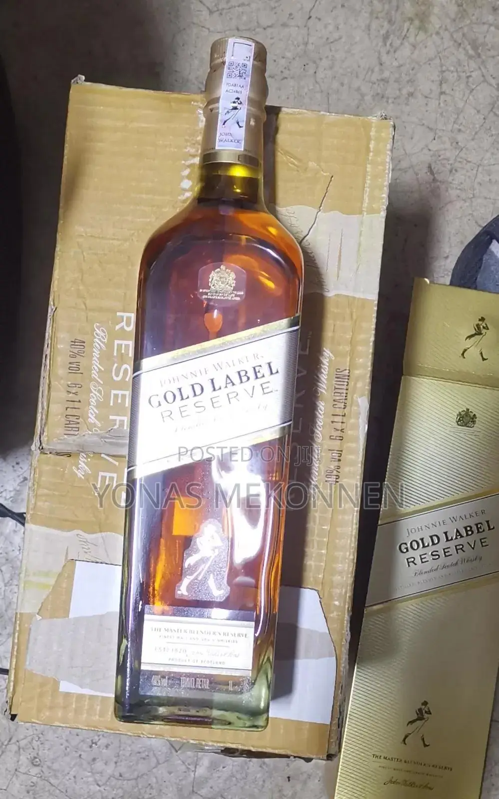 Whisky Gold Leble