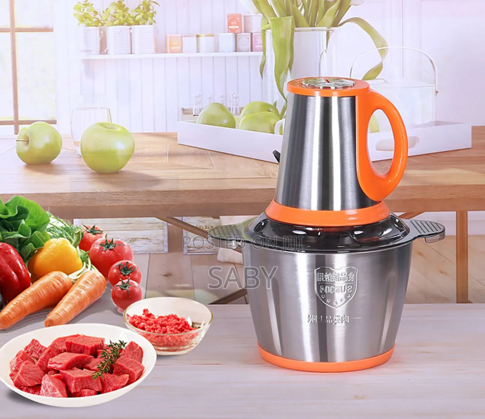 Hobby Lobby Onion Meat Chopper 4 Liter የሽንኩርትና የስጋ መፍጫ 4 ሊተር