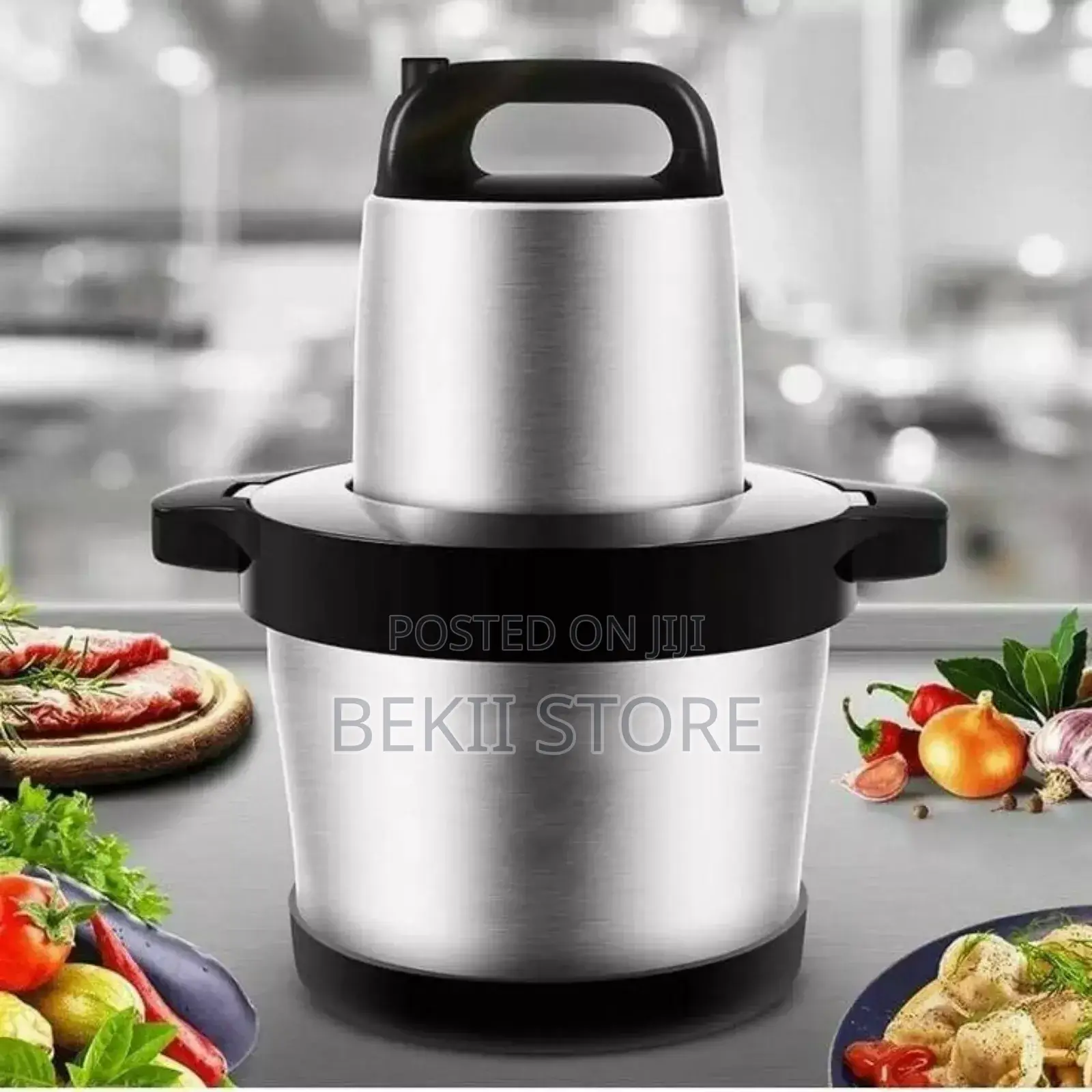 የስጋ መፍጫ 6l Electric Kitchen Food Processor Stainless Steel