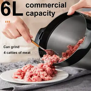 የስጋ መፍጫ 6l Electric Kitchen Food Processor Stainless Steel