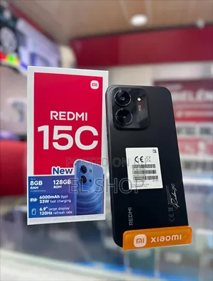 New Xiaomi Redmi 15C 4G 256 GB Black