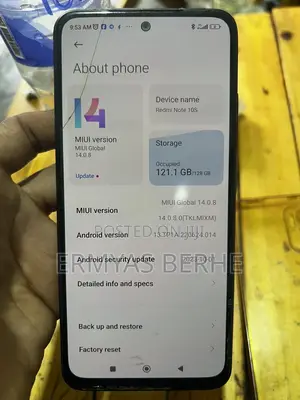 Xiaomi Redmi Note 10S 128 GB Black