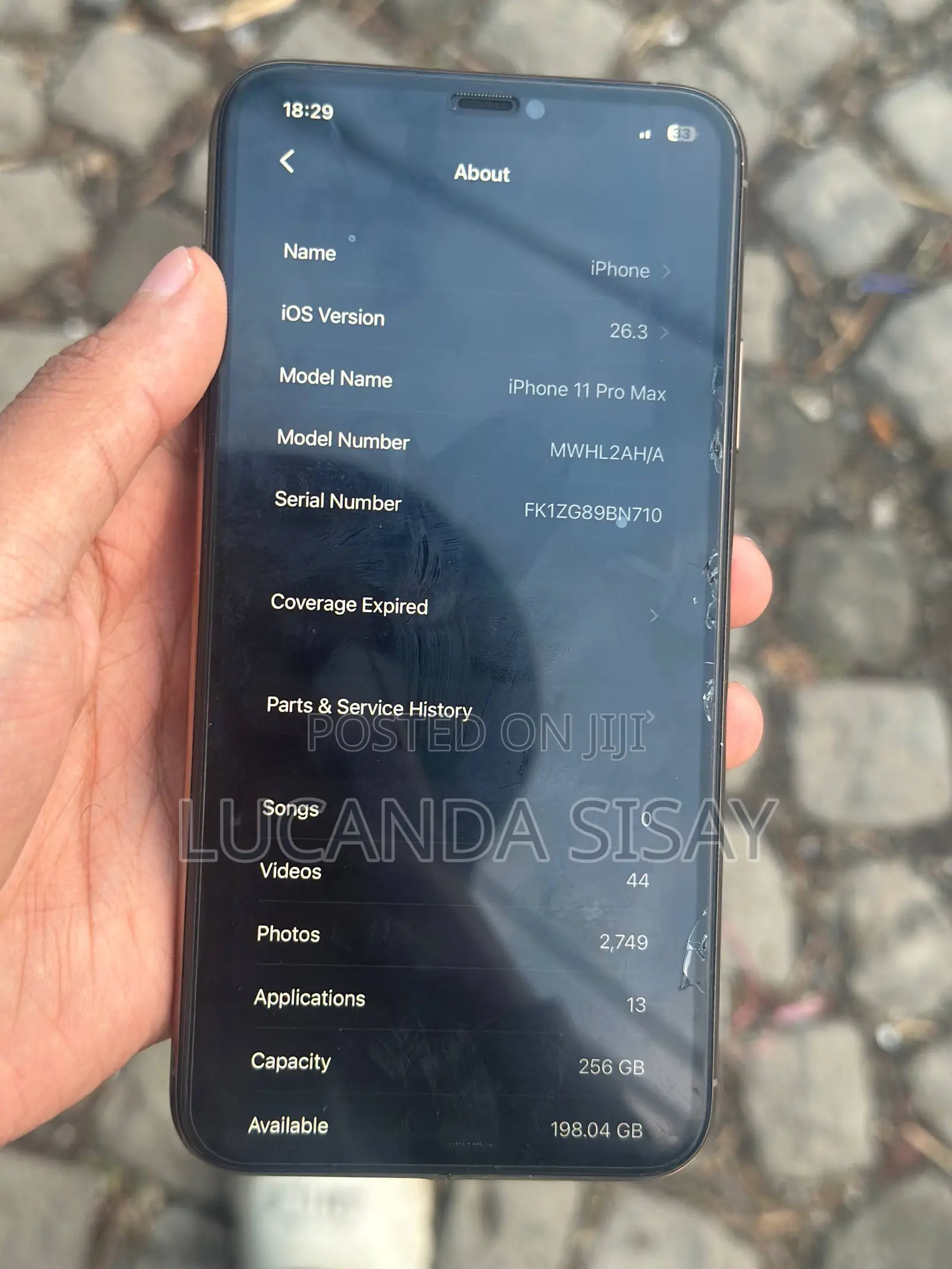 Apple iPhone 11 Pro Max 256 GB Gold