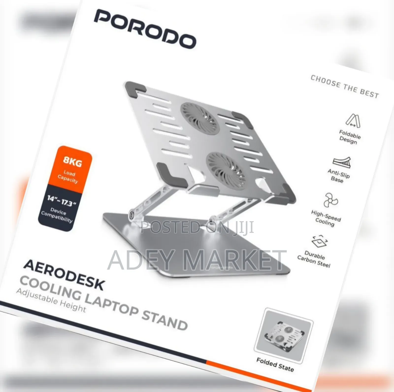 Porodo Aerodesk Cooling Laptop Stand