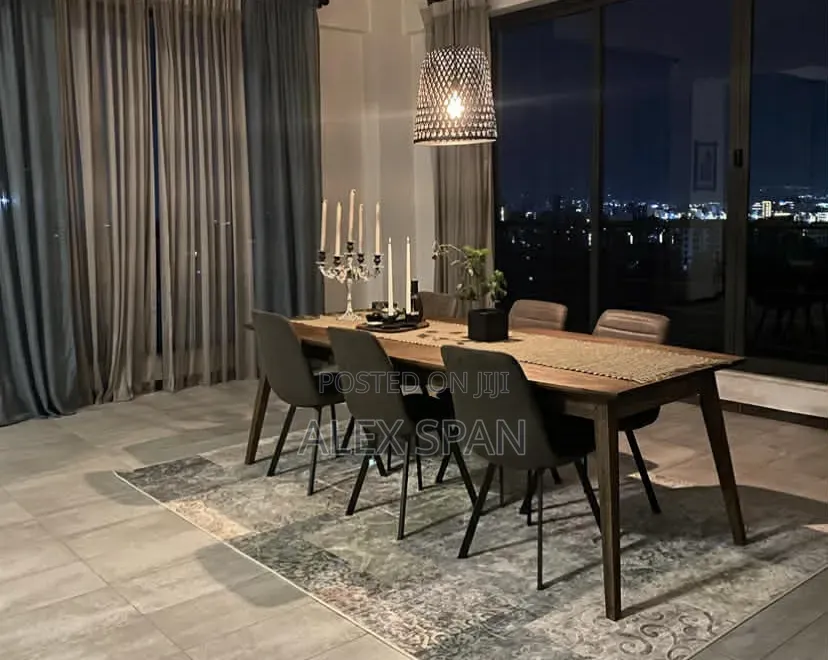 Swedish Design Expandible Dinning Table and 6 Chairs