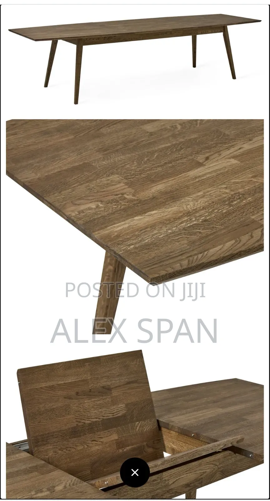 Swedish Design Expandible Dinning Table and 6 Chairs